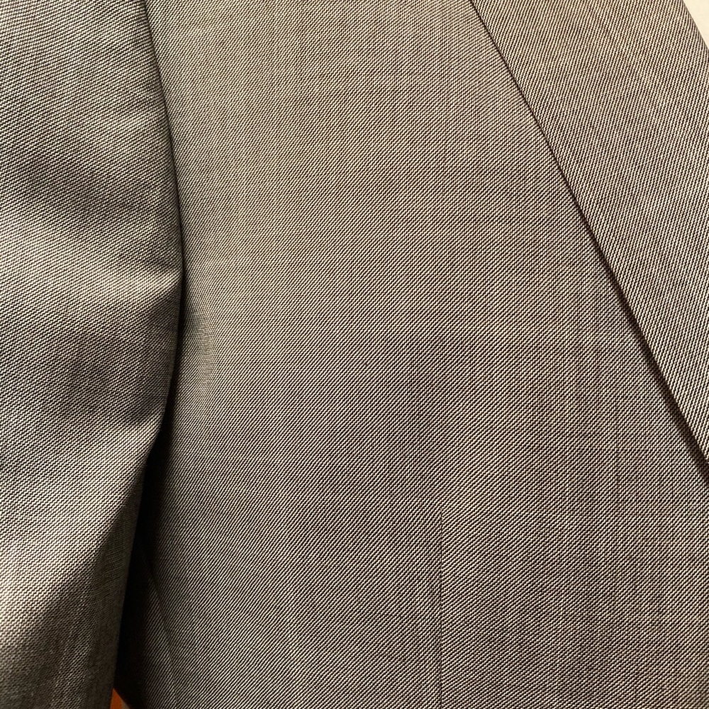 Light gray windowpane suit